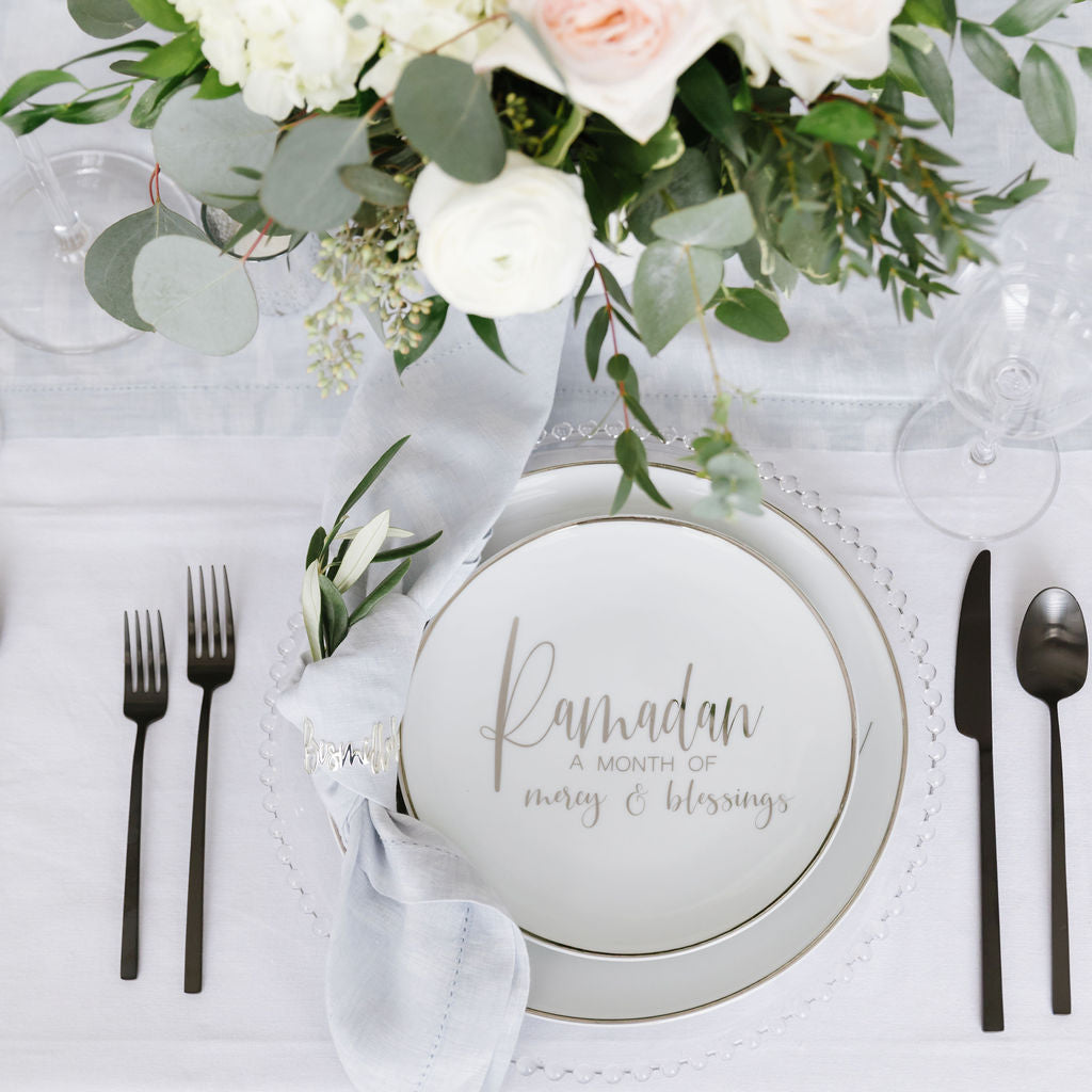 Ramadan Dinnerware Set Crescent Star Creations