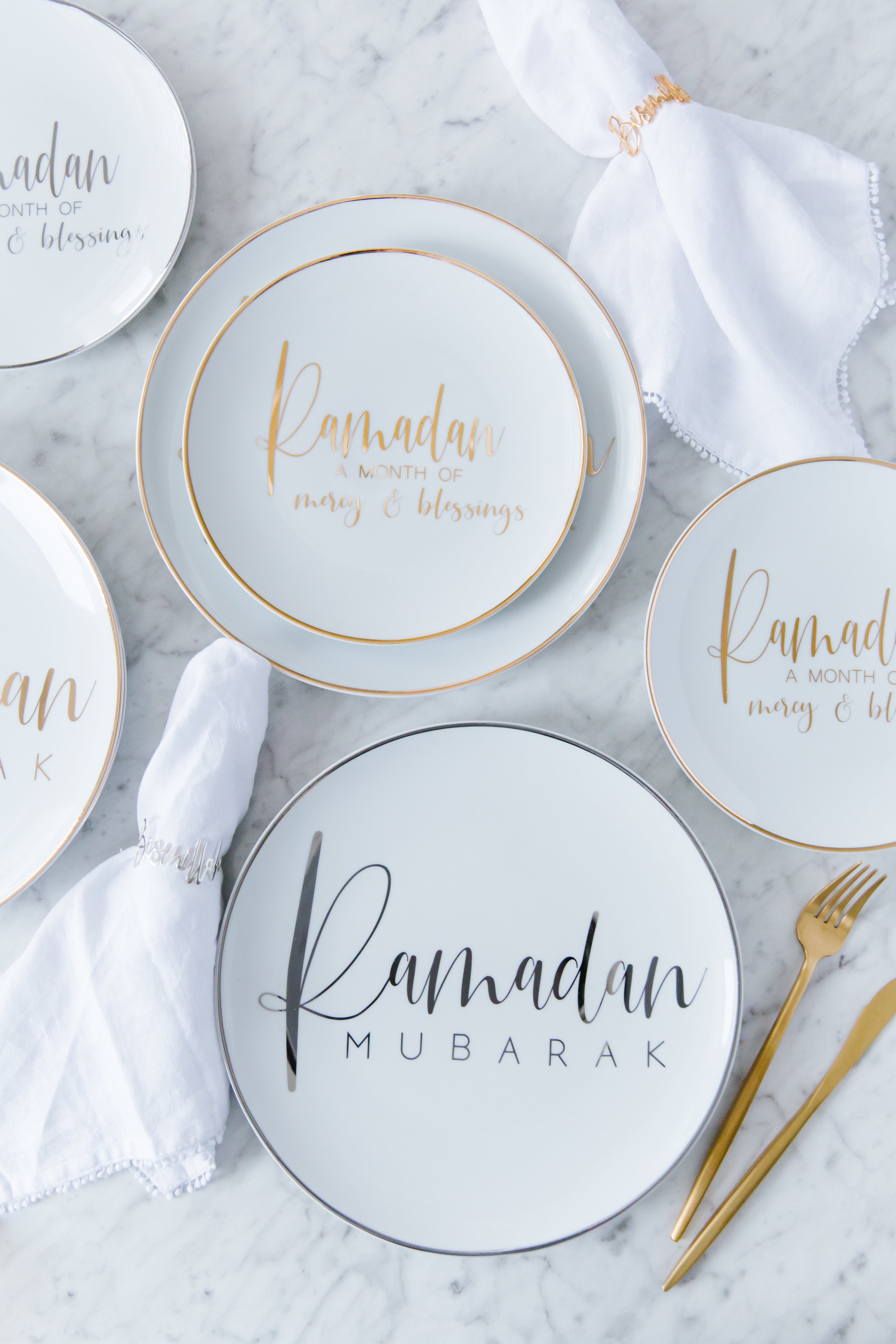 Ramadan Dinnerware Set Crescent Star Creations