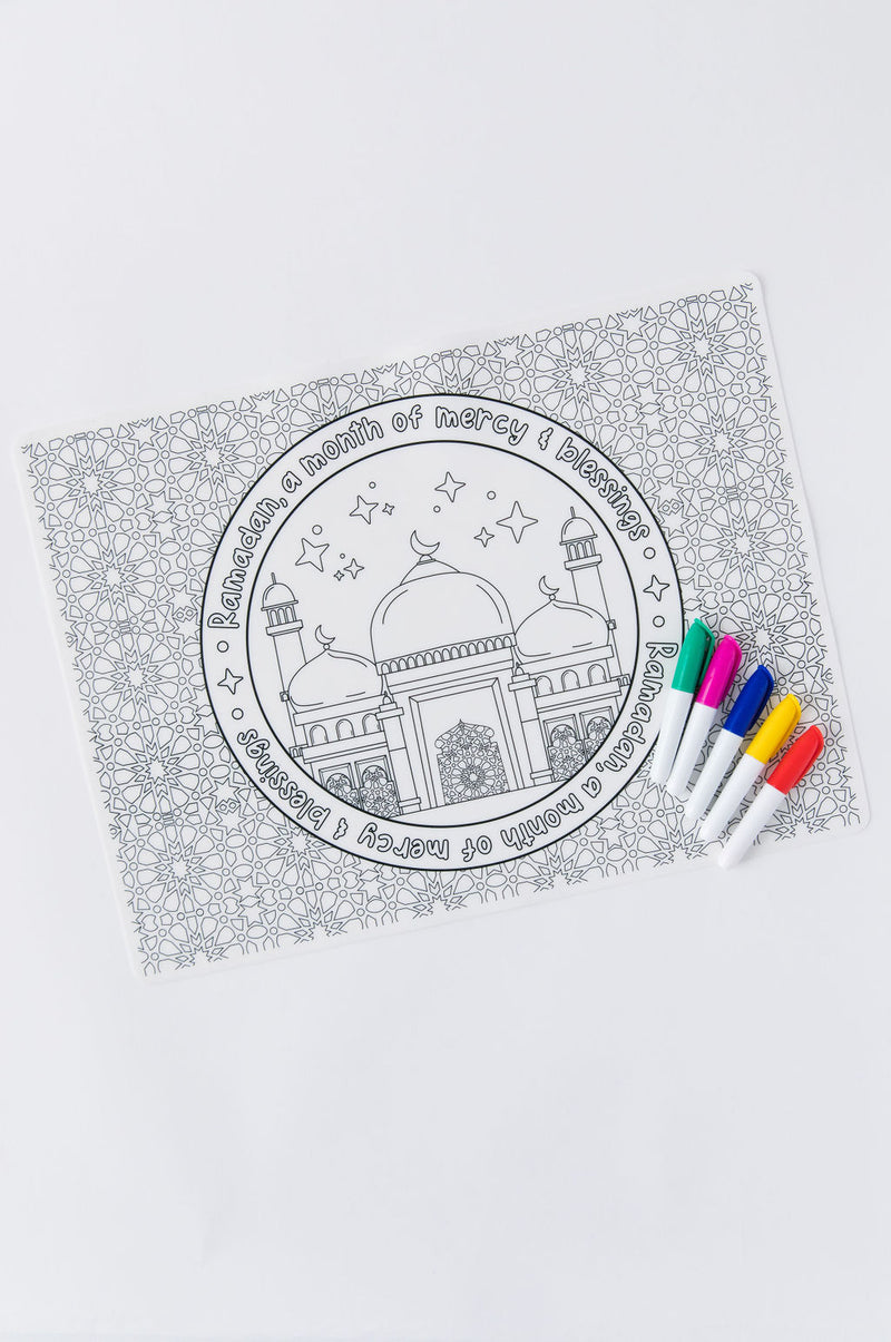 Ramadan Coloring Placemat