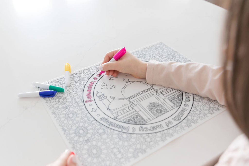 Ramadan Coloring Placemat