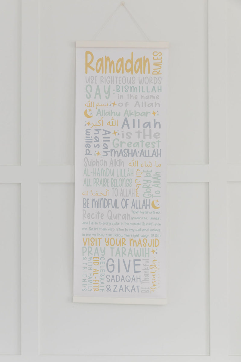 Ramadan Rules Scroll